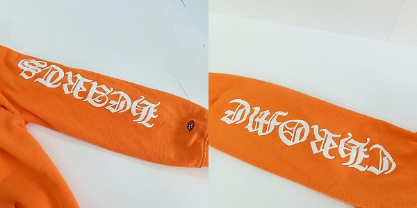 実際に弊社で買取させて頂いたCHROME HEARTS × MATTY BOY/クロムハーツ×マッティボーイ 21SS PPO LINK BUILD HD PLVR/プルオーバーフーディ/XLの画像 6枚目