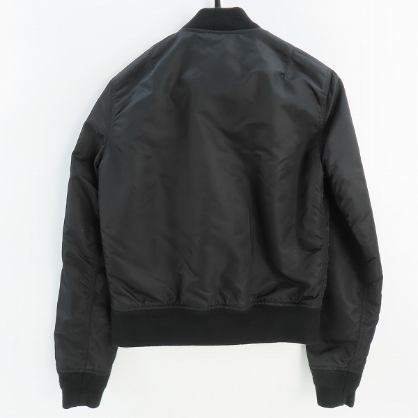 実際に弊社で買取させて頂いたSchott/ショット AMERICAN COLLEGE MA-1/フライトジャケット ブラック 3142046 /Mの画像 1枚目