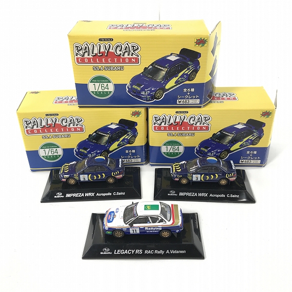 実際に弊社で買取させて頂いたRALLY CAR COLLECTION/ラリーカーコレクション ss.4 subaru/スバル IMPREZA WRX/インプレッサ LEGACY RS/レガシィ 3点セット