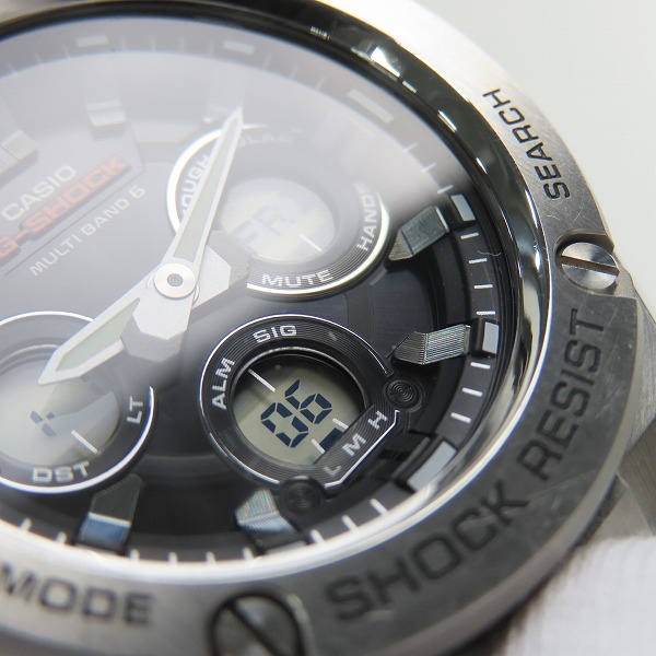 実際に弊社で買取させて頂いたG-SHOCK/Gショック デジアナ MULTI BAND 6 タフソーラー ウォッチ/腕時計 GST-W310D-1AJFの画像 6枚目