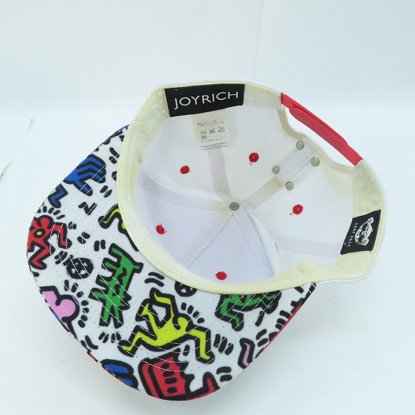 実際に弊社で買取させて頂いたJOYRICH×keith haring/ジョイリッチ×キース ヘリング 刺繍 キャップ/ONE SIZEの画像 4枚目