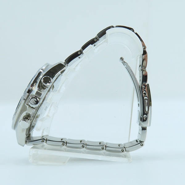 実際に弊社で買取させて頂いたSEIKO/セイコー スピリット クロノグラフ クオーツ腕時計 8T67-00C0 ブルー文字盤 シルバーの画像 1枚目