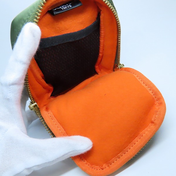 実際に弊社で買取させて頂いた(2)PORTER/ポーター TANKER/タンカー ポーチ カーキの画像 3枚目