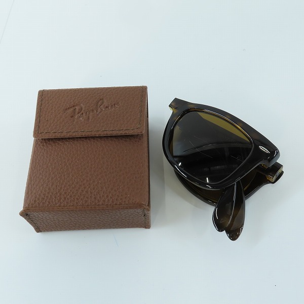 実際に弊社で買取させて頂いたRay-Ban/レイバン WAYFARER FOLDING CLASSIC フォールディング ウェイファーラー サングラス RB4105 710の画像 8枚目