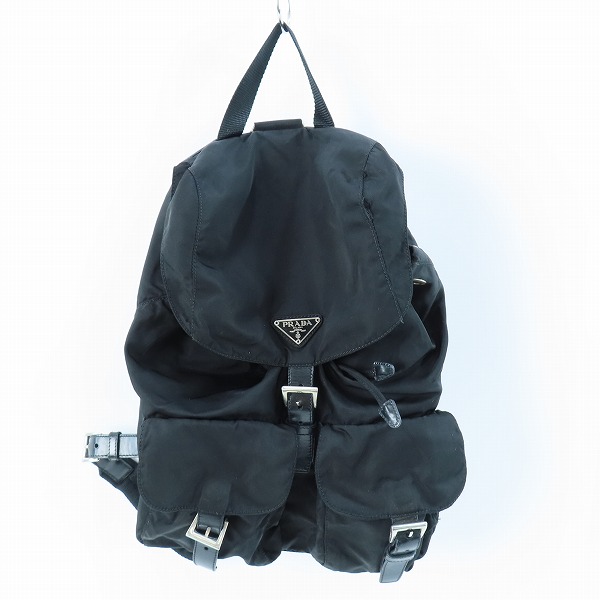 実際に弊社で買取させて頂いた【ジャンク】PRADA/プラダ 三角ロゴプレート ナイロン ミニリュックサック