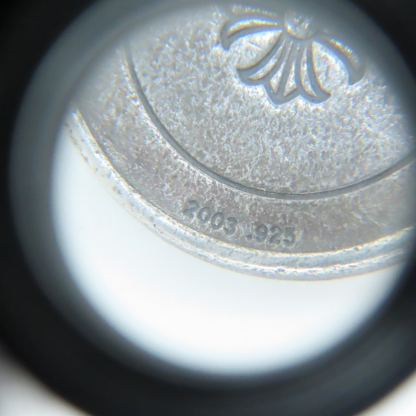 実際に弊社で買取させて頂いたCHROME HEARTS/クロムハーツ エンジェルメダルチャームV1 FUCK YOU 純正ボールチェーン付きの画像 4枚目