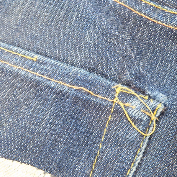 実際に弊社で買取させて頂いたEVISU/エヴィス No2 Lot.2000 カモメ プリント ボタンフライ デニムパンツ/34の画像 6枚目