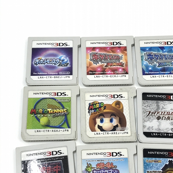 実際に弊社で買取させて頂いた【おまとめ】任天堂/Nintendo ニンテンドー 3DS ソフト ポケモン/ポケットモンスタームーン/オメガルビー/マリオ3Dランド 等の画像 1枚目