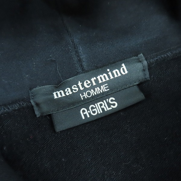 実際に弊社で買取させて頂いたmastermind HOMME×A-GIRL'S/マスターマインド×エイガールズ ゴールドロゴプリントパーカー 15AWMM-SW87-05/Lの画像 2枚目