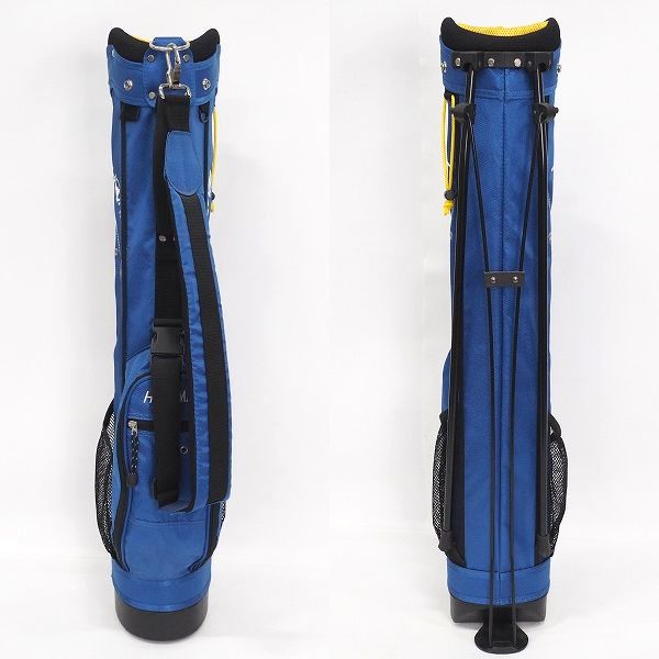 実際に弊社で買取させて頂いたHONMA/ホンマ CB-3316 7インチ 4分割 スタンド式キャディバッグ ブルーの画像 2枚目