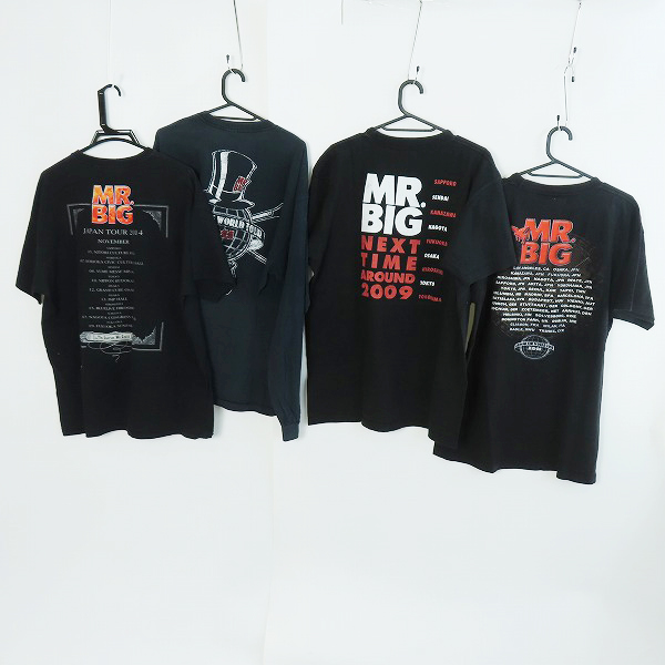 実際に弊社で買取させて頂いたMR.BIG/ミスタービッグ  ヴィンテージ/ビンテージ ツアー バンド Tシャツ ロングスリーブ 4点セットの画像 1枚目