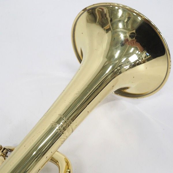 実際に弊社で買取させて頂いた★YAMAHA/ヤマハ CUSTOM YTR-800/YTR800 トランペット ゴールドｘシルバー ハードケース付の画像 3枚目