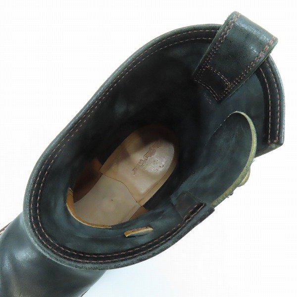 実際に弊社で買取させて頂いたTHE FLAT HEAD/フラットヘッド エンジニアブーツ スタッズ SKB-30HS/27の画像 4枚目