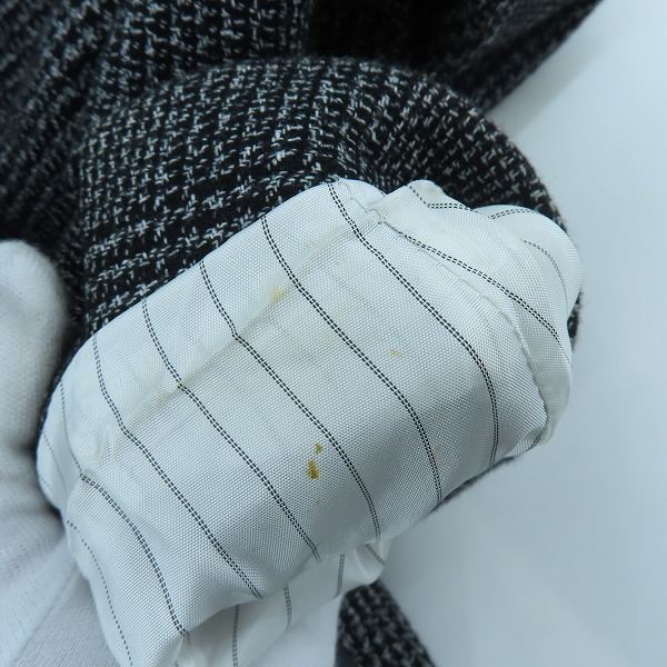 実際に弊社で買取させて頂いたLACOSTE/ラコステ グレンチェックチェスターコート BH8419/Mの画像 8枚目