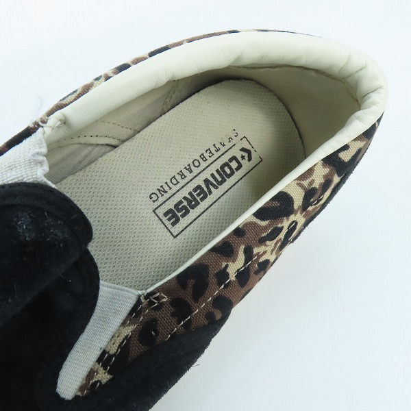 実際に弊社で買取させて頂いたCONVERSE/コンバース レオパード柄切替 スリッポン 1SC750 /27.5の画像 4枚目
