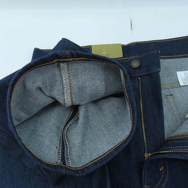 実際に弊社で買取させて頂いた【未使用】LEVI'S/リーバイス 517-0217 LVC サドルマン ブーツカット デニムパンツ 85192-0004/W32 L34の画像 4枚目