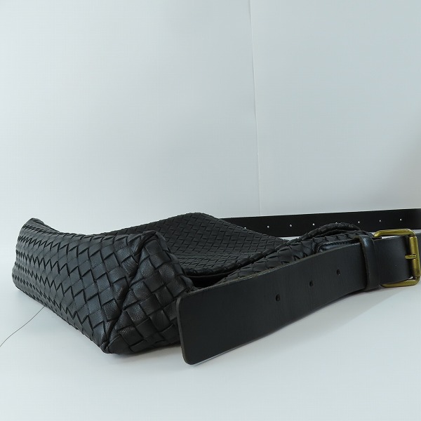 実際に弊社で買取させて頂いたBOTTEGA VENETA/ボッテガ ヴェネタ メッセンジャーバッグ イントレチャート 163971の画像 3枚目