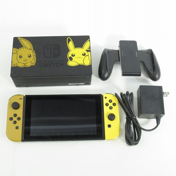 実際に弊社で買取させて頂いた任天堂 Nintendo Switch/ニンテンドー スイッチ 本体 Let s GO ピカチュウ/イーブイ デザイン HAC-001/015/016/007