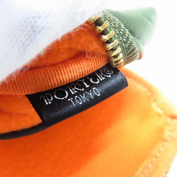 実際に弊社で買取させて頂いた(1)PORTER/ポーター TANKER/タンカー ポーチ カーキの画像 6枚目