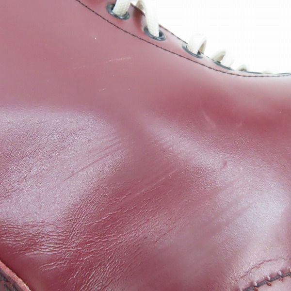実際に弊社で買取させて頂いたDr.Martens/ドクターマーチン イングランド製/英国製 10ホールブーツ チェリーレッドの画像 9枚目
