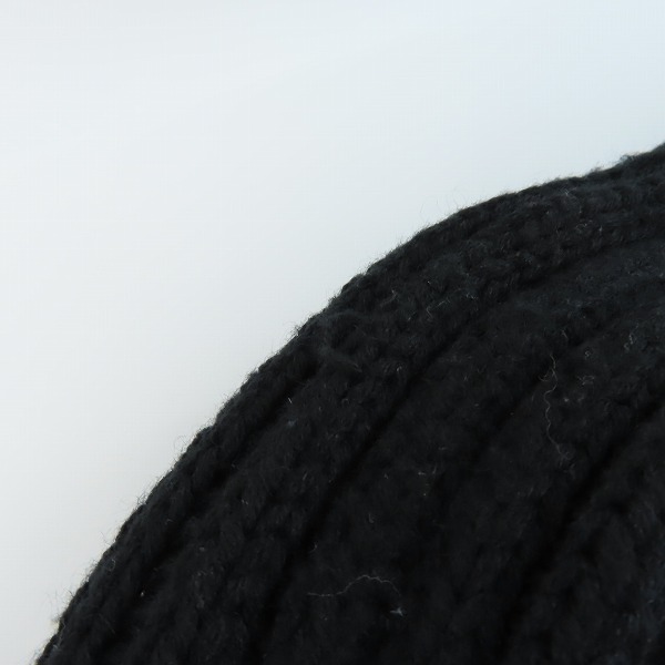 実際に弊社で買取させて頂いたCHROME HEARTS/クロムハーツ マフラー/ストール カシミヤ 羊皮 ブラックの画像 7枚目