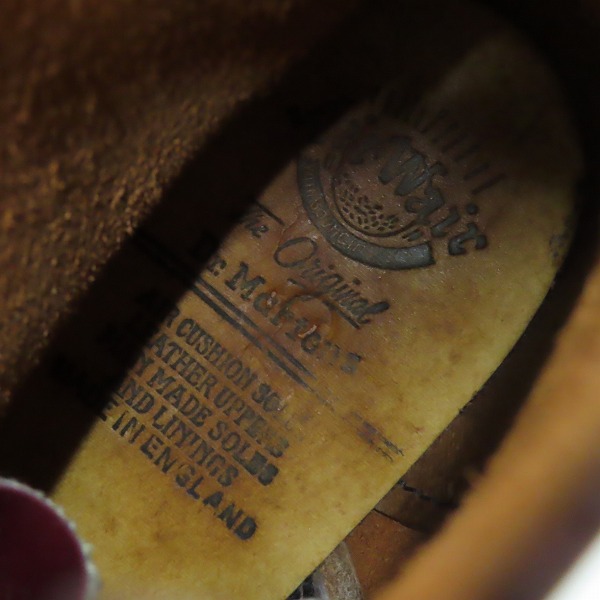 実際に弊社で買取させて頂いたDr.Martens/ドクターマーチン イングランド製/英国製 10ホールブーツ チェリーレッドの画像 5枚目