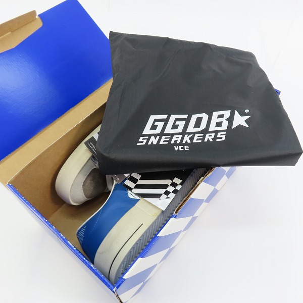 実際に弊社で買取させて頂いた【未使用】GOLDEN GOOSE/ゴールデングース STARDAN SILVER PRINTED スニーカー/42の画像 8枚目