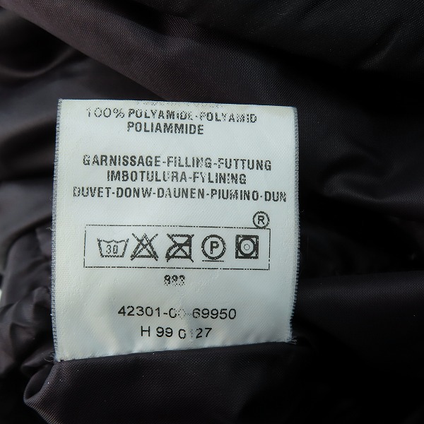 実際に弊社で買取させて頂いたMONCLER GRENOBLE / モンクレールグルノーブル 90S 青タグ ダウンジャケット/1の画像 6枚目