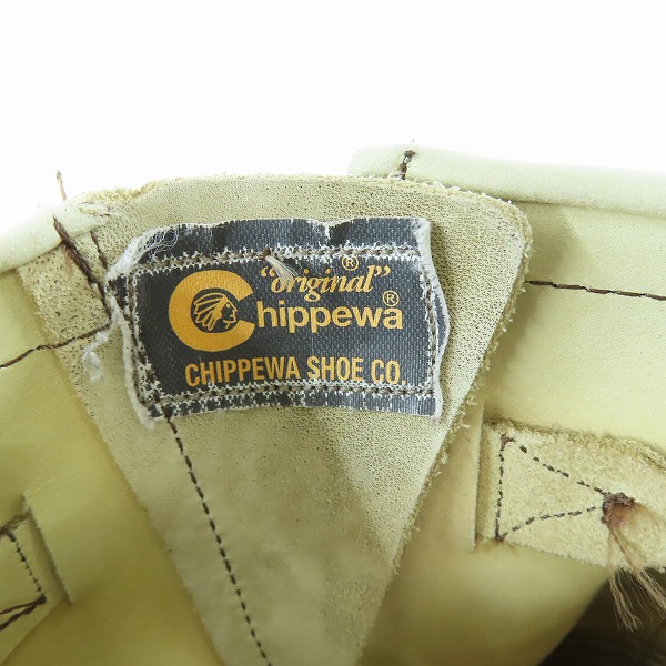実際に弊社で買取させて頂いたCHIPPEWA/チペワ ショート モック エンジニア ブーツ 97875/10Eの画像 5枚目