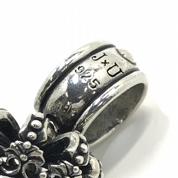 実際に弊社で買取させて頂いたJustin Davis×内山英雄/ジャスティンデイビス J×U クラウン ペンダント トップの画像 4枚目