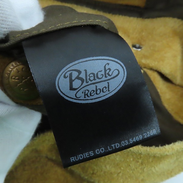 実際に弊社で買取させて頂いたRUDE GALLERY BLACK REBEL/ルードギャラリーブラックレーベル スエード レザー ジャケット/Sの画像 4枚目