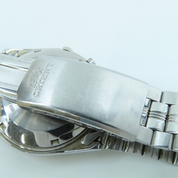 実際に弊社で買取させて頂いたORIENT/オリエント スリースター 自動巻き 腕時計 EM6Q-C0の画像 7枚目