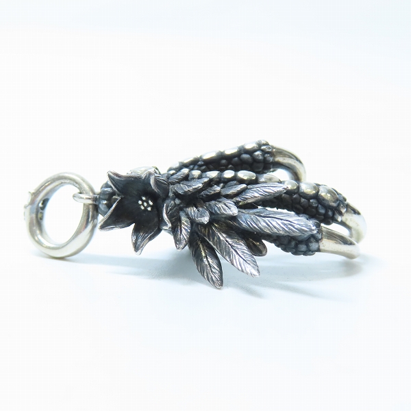 実際に弊社で買取させて頂いた【ギャラ付き】Bloody Mary/ブラッディマリー ナイトレイブン ペンダント w/ホワイトトパーズの画像 4枚目