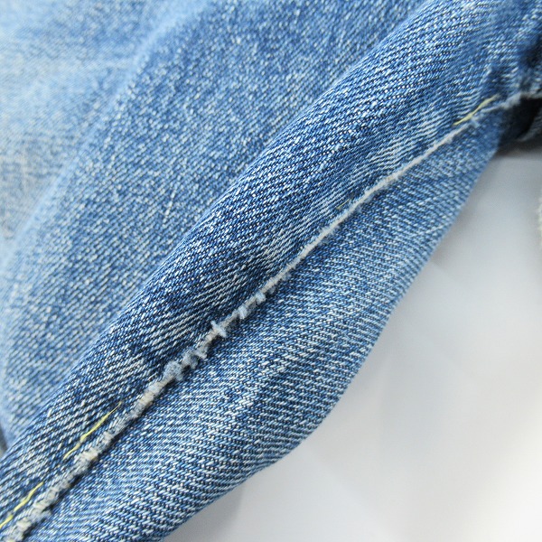 実際に弊社で買取させて頂いたLevi's/リーバイス 501 bigE 両面タブ 不均等V ボタン裏刻印 6 脚長Rの画像 8枚目