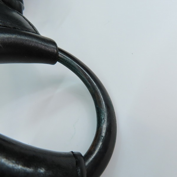 実際に弊社で買取させて頂いたBACKLASH/バックラッシュ レザー 三日月形ショルダーバッグ/バナナバッグ ビッグサイズの画像 7枚目