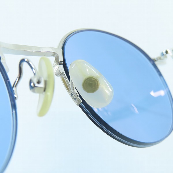 実際に弊社で買取させて頂いた999.9/フォーナインズ メガネフレーム カラーレンズ 度入り アイウェア S-185Tの画像 9枚目