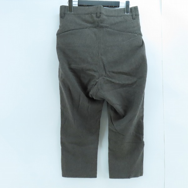 実際に弊社で買取させて頂いた【未使用】KAZUYUKI KUMAGAI ATTACHMENT/カズユキクガマイ アタッチメント カシミヤ混ストレッチツイードパンツ KP22-047/1の画像 1枚目