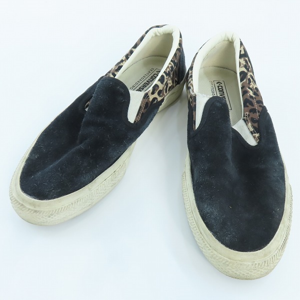 実際に弊社で買取させて頂いたCONVERSE/コンバース レオパード柄切替 スリッポン 1SC750 /27.5