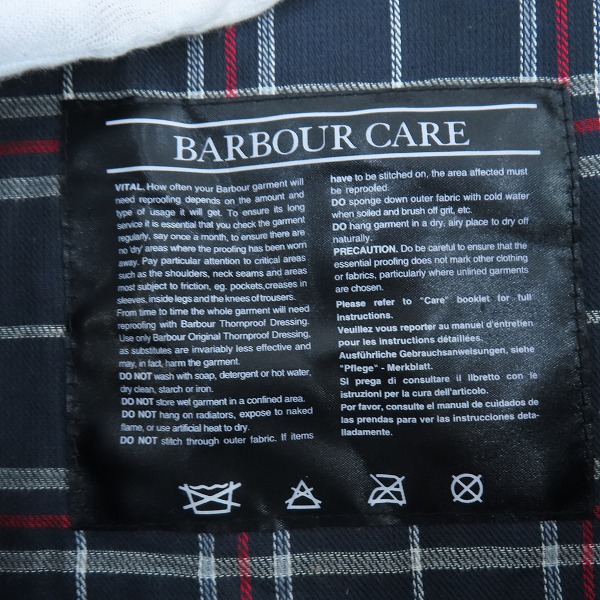 実際に弊社で買取させて頂いたBarbour/バブアー WESTMORLAND/ウエストモーランド ベスト/Sの画像 6枚目