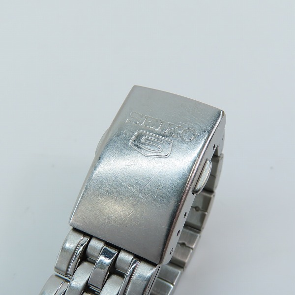 実際に弊社で買取させて頂いたSEIKO/セイコー 5/ファイブ AUTOMATIC 21 JEWELS ST.STEEL 自動巻き 腕時計 7S26-01V0の画像 7枚目