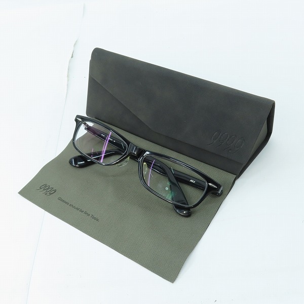 実際に弊社で買取させて頂いた999.9/フォーナインズ フルリム アイウエア/メガネフレーム NP-61の画像 9枚目