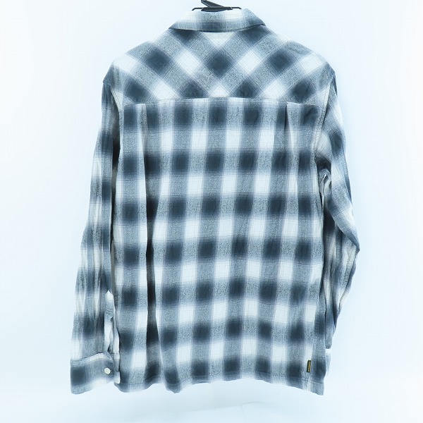 実際に弊社で買取させて頂いたNEIGHBORHOOD/ネイバーフッド 20SS B&C/C-SHIRT.LS 201ARNH-SHM03 オンブレ チェック ネルシャツ/Mの画像 1枚目