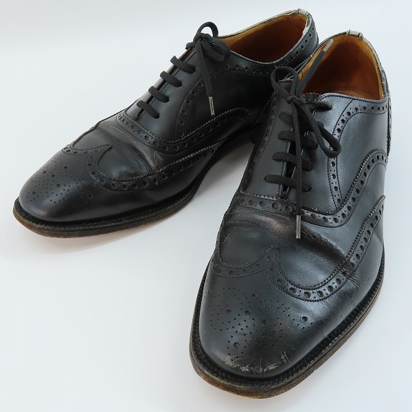 実際に弊社で買取させて頂いたChurch's/チャーチ ウィングチップ レザーシューズ 3645/80