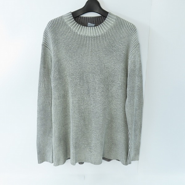 実際に弊社で買取させて頂いたThe Viridi-anne/ザ ヴィリジアン 21-22AW 顔料吹き付け カシミヤ混 プルオーバーニット VI-3401-07/1