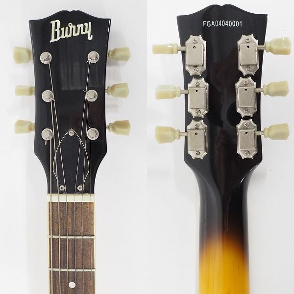 実際に弊社で買取させて頂いた★Burny/バーニー RSA-55 BS セミアコ 335タイプ エレキギター ハードケース付の画像 2枚目