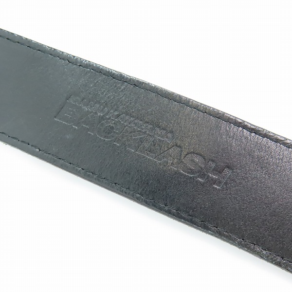 実際に弊社で買取させて頂いたBACKLASH/バックラッシュ レザー 三日月形ショルダーバッグ/バナナバッグ ビッグサイズの画像 4枚目