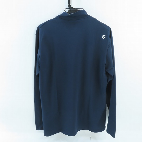 実際に弊社で買取させて頂いた【未使用】TaylorMade/テーラーメイド ストレッチ ゴルフ ロゴ モック長袖シャツ UN359/Oの画像 1枚目