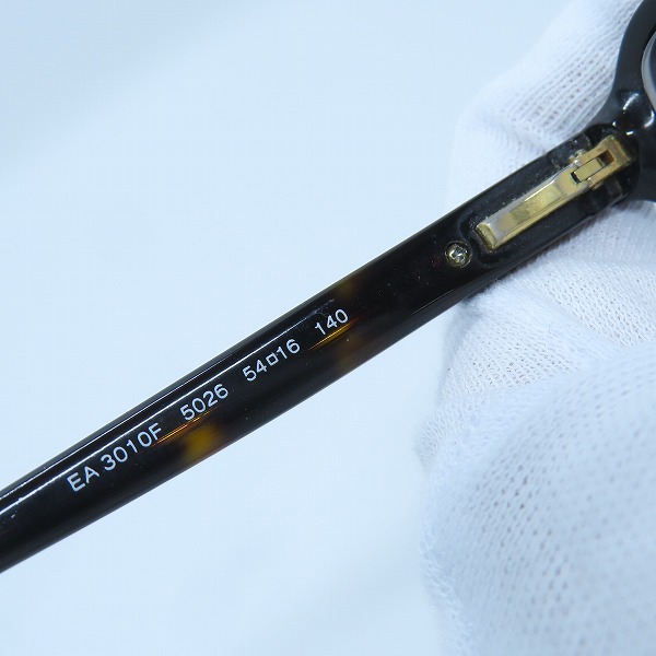 実際に弊社で買取させて頂いたEMPORIO ARMANI/エンポリオアルマーニ 眼鏡/メガネフレーム EA3010Fの画像 8枚目