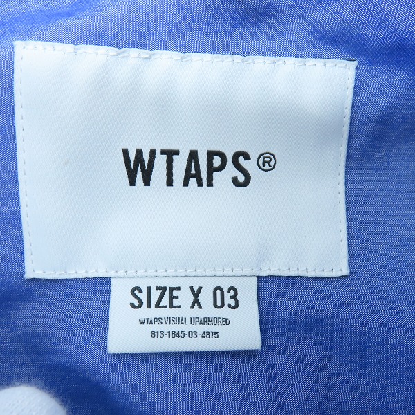 実際に弊社で買取させて頂いたWTAPS/ダブルタップス 23AW LS CTPL BROADCLOT HCOOLMAX 長袖シャツ 232GWDT-SHM01/03の画像 2枚目