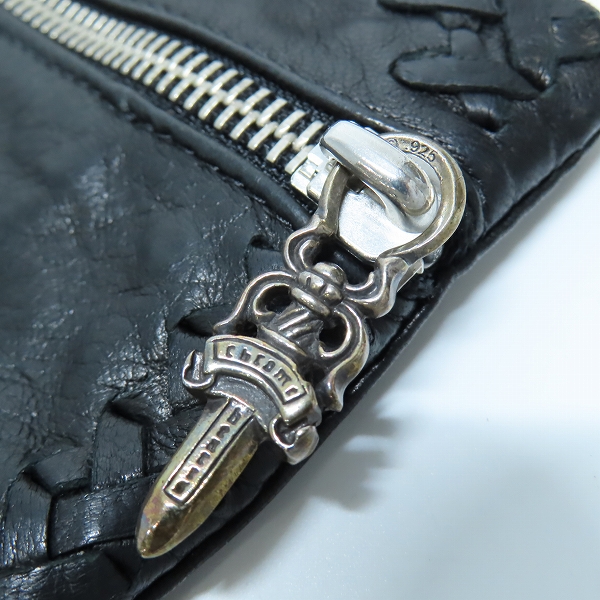 実際に弊社で買取させて頂いたCHROME HEARTS/クロムハーツ LACE SIDE POUCH 3 CEME/レースサイド ポーチ 3セメタリークロスパッチの画像 6枚目